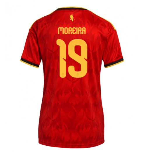 Belgia Diego Moreira #19 Kotipaita Naisten MM-kisat 2026 Lyhythihainen Belgia Diego Moreira #19 Kotipaita Naisten MM-kisat 2026 Lyhythihainen